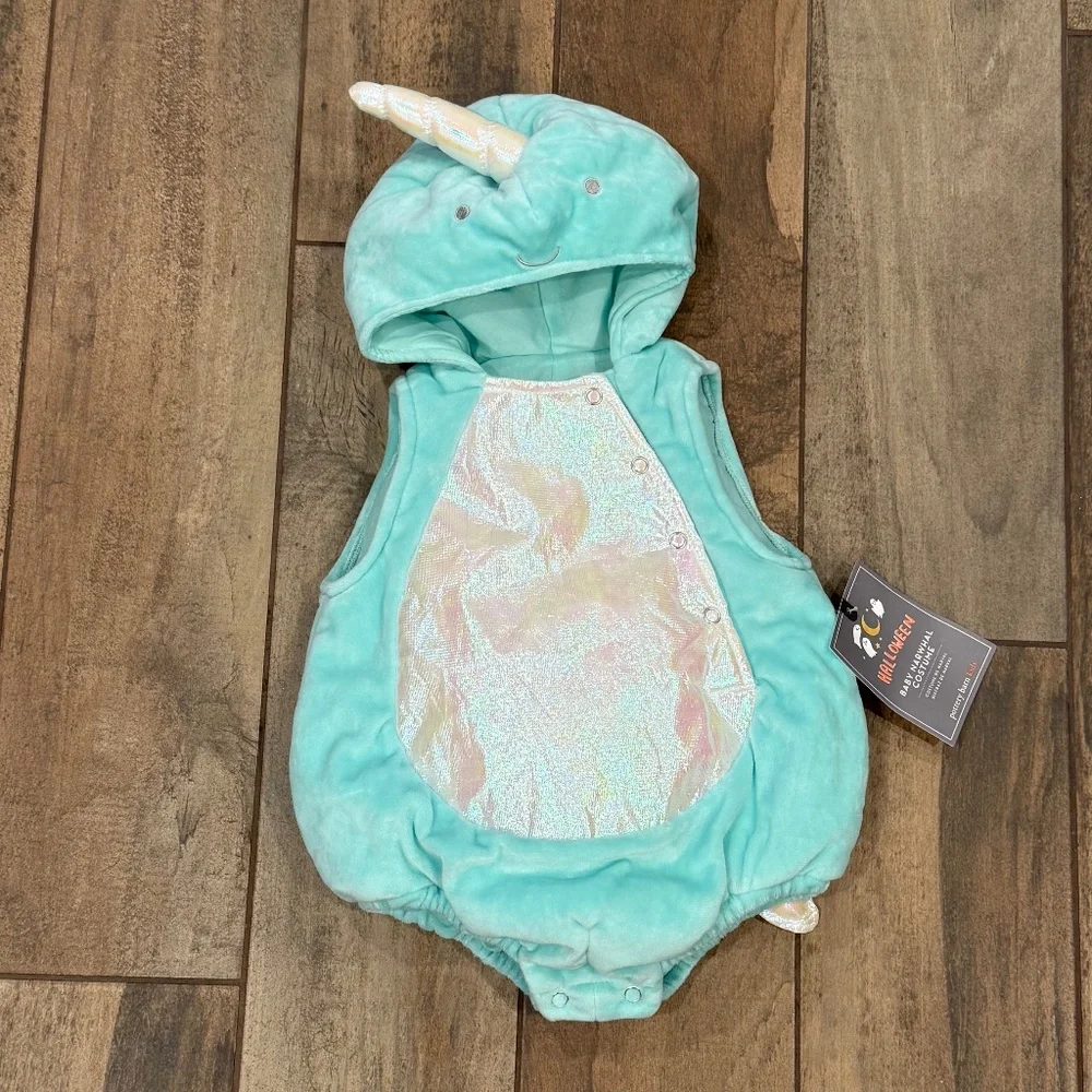 Baby Blue Narwhal Costume - PBK